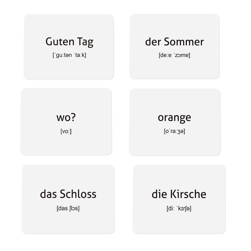CARDDIA | German Vocabulary for Beginners Educational Flashcards - Image 3